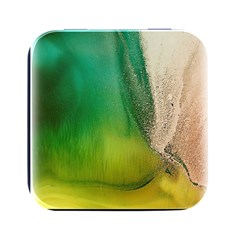 Curved, Hole Square Metal Box (black)
