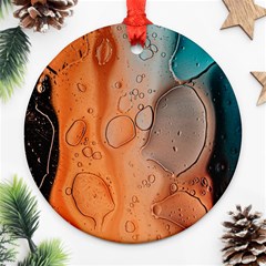 Water Screen Round Ornament (two Sides)