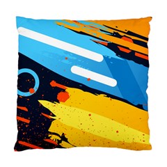 Colorful Paint Strokes Standard Cushion Case (one Side)