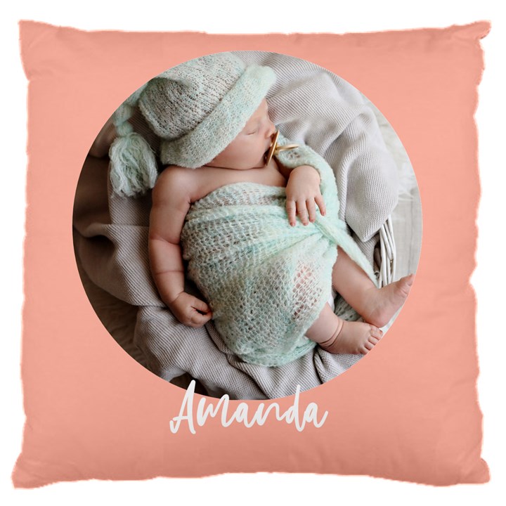 Personalized Newborn Baby Gift 16  Baby Flannel Cushion Case (Two Sides)