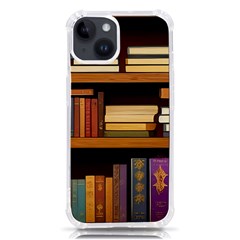 Book Nook Books Bookshelves Comfortable Cozy Literature Library Study Reading Room Fiction Entertain Iphone 14 Tpu Uv Print Case