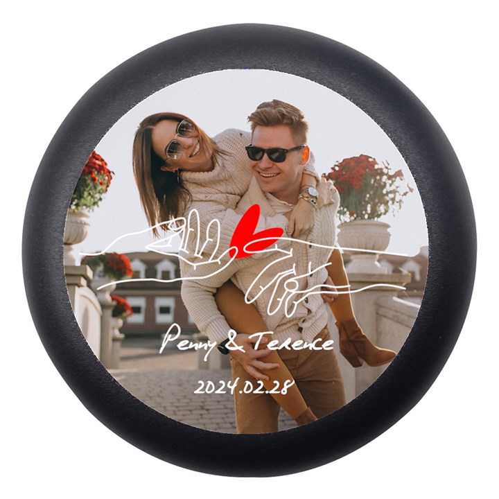 Personalized Name and Photo Wedding Dento Box Dento Box with Mirror