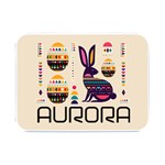 Personalized Easter Name Flip Top Metal Box Flip Top Metal Box (Silver)   Front