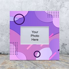 Colorful Labstract Wallpaper Theme White Box Photo Frame 4  X 6 