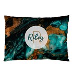 Personalized Marble Name Pillow Case Pillow Case (Two Sides) Front