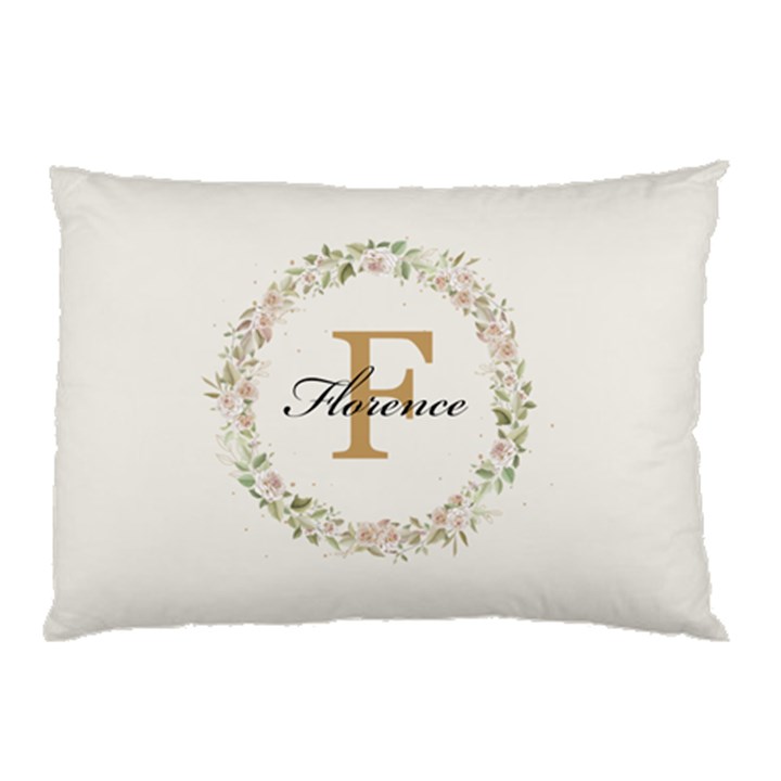 Personalized Initial Name Pillow Case Pillow Case (Two Sides)
