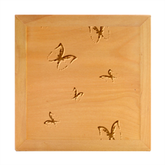 Butterfly-blue-phengaris Wood Photo Frame Cube