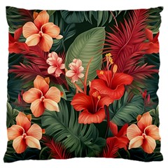 Tropical Flower Bloom 16  Baby Flannel Cushion Case (two Sides)