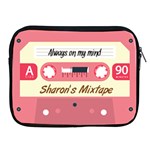 Personalized Cassette Tape Name iPad Zipper Case Apple iPad Zipper Case Front
