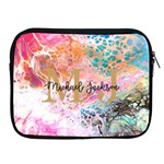 Personalized Initial Name Marble iPad Zipper Case Apple iPad Zipper Case Front