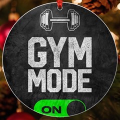 Gym Mode Uv Print Acrylic Ornament Round
