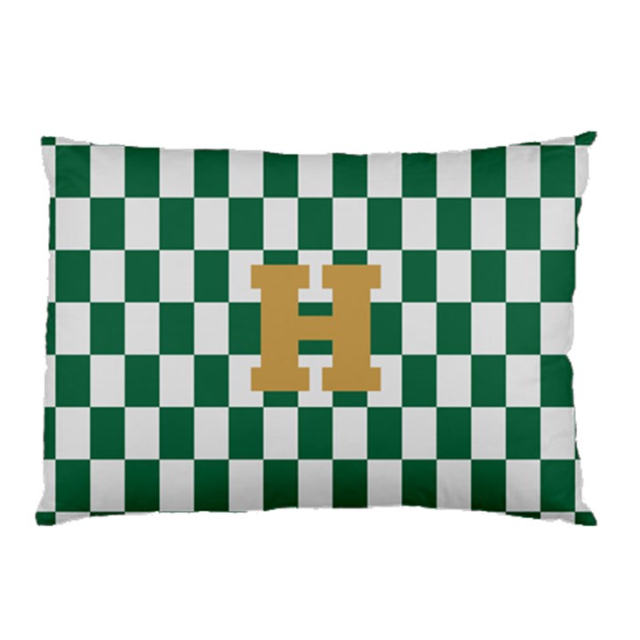Personalized Checkered Initial Pillow Case Pillow Case