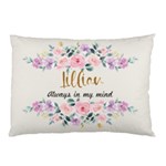 Personalized Floral Pattern Always in My Mind Name Pillow Case Pillow Case 26.62 x18.9  Pillow Case