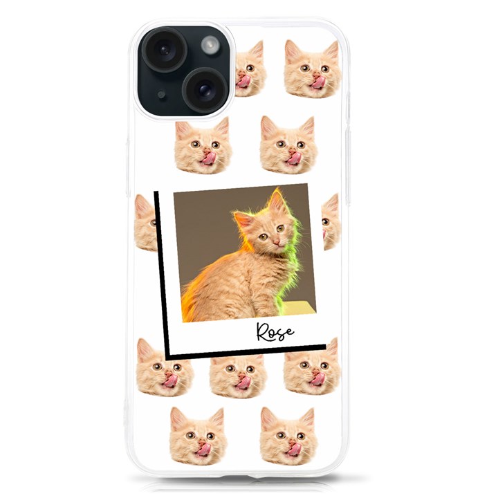 Personalized Head Pattern UV Print Case iPhone 15 TPU UV Print Case