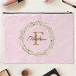 Personalized Initial Name Cosmetic Bag Cosmetic Bag (XXXL) Back