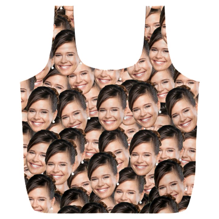 Personalized Photo Many Face Head Recycle Bag Full Print Recycle Bag (XXXL)