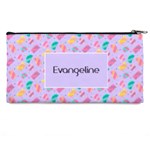 Personalized Cotton Candy Pattern Name Pencil Case Pencil Case Back