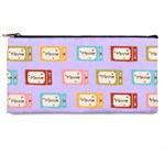 Personalized Tickers Pattern Name Pencil Case Pencil Case Front