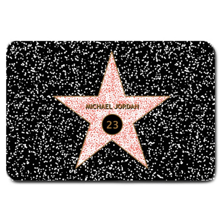Personalized Hollywood Walk of Fame Name Any Text Age Birthday Doormat Large Doormat