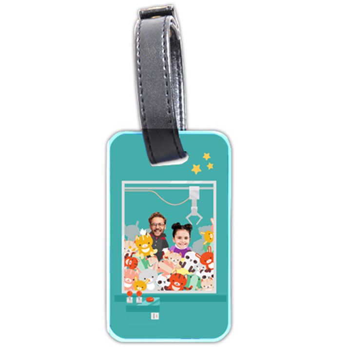 Personalized Photo Crane Machine Luggage Tag (two sides) Luggage Tag (two sides)