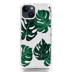 Illustrations Monstera Leafes Iphone 14 Tpu Uv Print Case