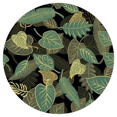 Autumn Fallen Leaves Dried Leaves Round Trivet