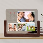 Personalized Love Couple Photo Name Any Text Acrylic UV Print 8  Tabletop Frame Acrylic UV Print 8  Tabletop Frame (U-Shape) Front