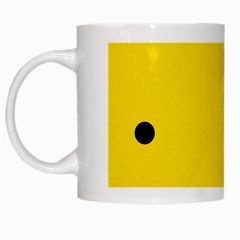 Punch Hole, Black Hole White Mug