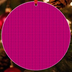 Purple Lego Texture Macro, Purple Dots Background Uv Print Acrylic Ornament Round