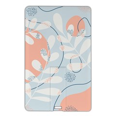Pattern Plants Leaves Nature Name Card Style Usb Flash Drive