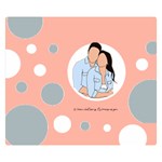 Personalized Lover Hand Draw Style Premium Plush Fleece Blanket (Small) 50 x40  Blanket Front
