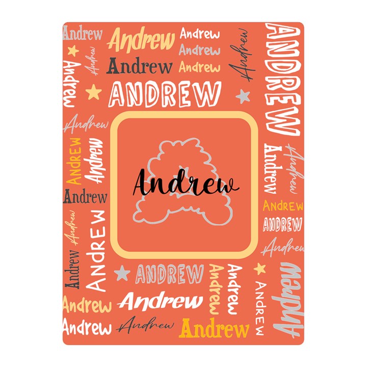 Personalized Name Blanket Two Sides Premium Plush Fleece Blanket (Mini)