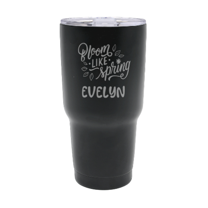 Personalized Name Any Text Good Vibes 30oz Thermal Travel Tumbler 30oz Thermal Travel Tumbler