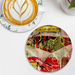 Collage Uv Print Round Tile Coaster