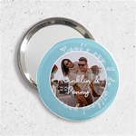 Personalized Photo Any Text Handbag Mirror 2.25  Handbag Mirror Front