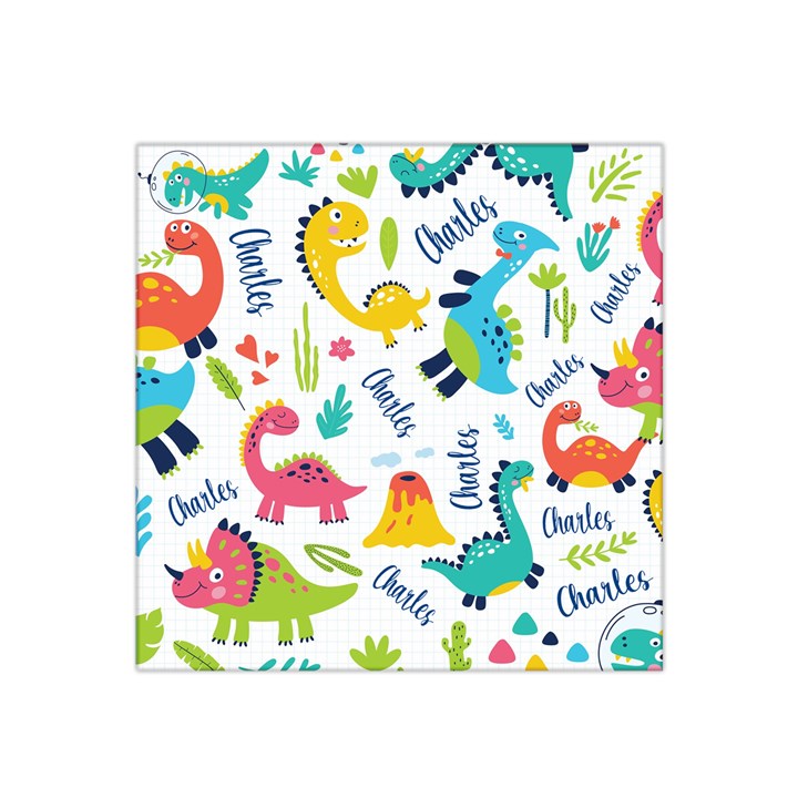 Personalized Dinosaur Name Any Text Satin Bandana Scarf 22  x 22 