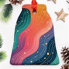 Art Abstract Pattern Bell Ornament (two Sides)
