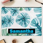 Tropical Leaf pattern Cosmetic Bag (XXXL) Front