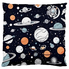 Space Galaxy Universe Stars Sky Large Cushion Case (one Side)