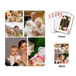 Five Photo Collage Playing Cards Single Design (Rectangle) Back