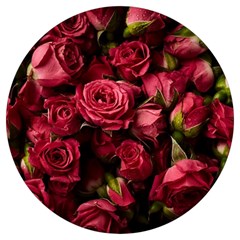 Floral Buds Of Roses Beautiful Flowers Round Trivet