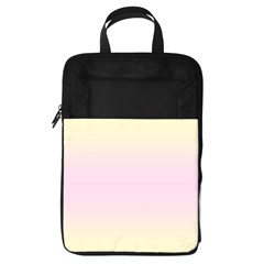 Cream Yellow To Pink Lace Bilinear Gradient Foldable Shoe Storage Bag
