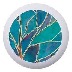 Aqua Batik, Abstract, Colorful Dento Box With Mirror