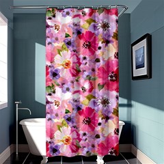 Pattern Seamless Texture Daisies Shower Curtain 36  X 72  (stall) 