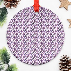Boho Pattern 2 Round Ornament (two Sides)