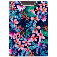 Hawaiian Flowers Hawaii A4 Acrylic Clipboard