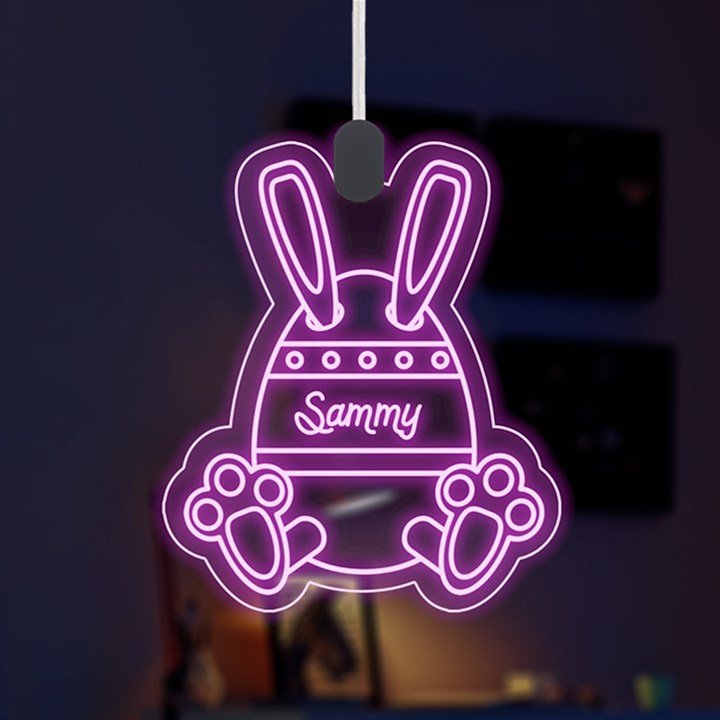 Easter Rabbit LED Acrylic Ornament