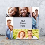 Personalized 4 Photo White Box Photo Frame White Box Photo Frame 4  x 6  Front