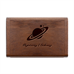 Personalized Planet Name Wood Oval USB Flash Drive Wood Oval USB Flash Drive Box