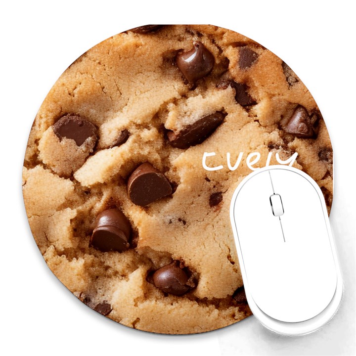 Personalized Cookies Name Round Mousepad Round Mousepad